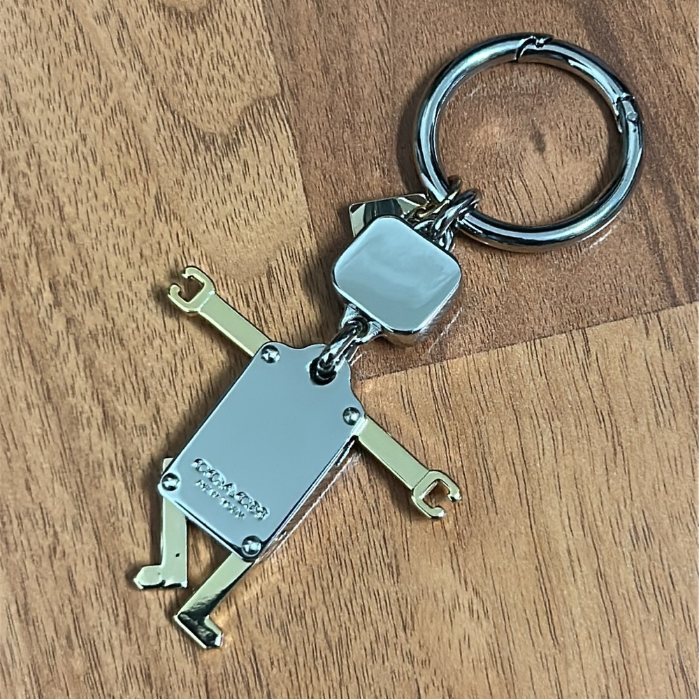 Coach Gold Robot Keychain - Picture 7 of 8